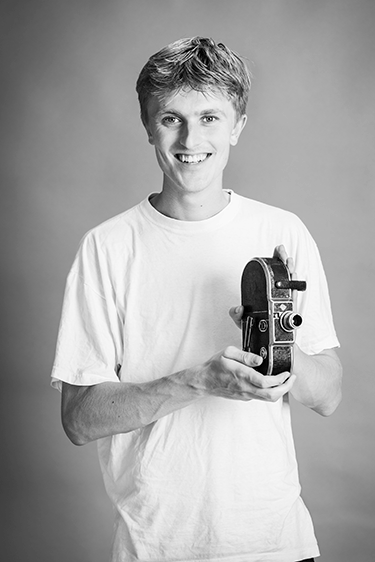 Portræt af Mathias Hørslev Holm, videofotograf i KommPress