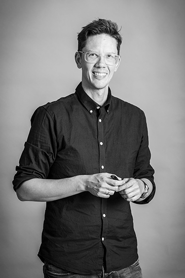 Portræt af Morten Vittrup Lund, chef for PR i KommPress